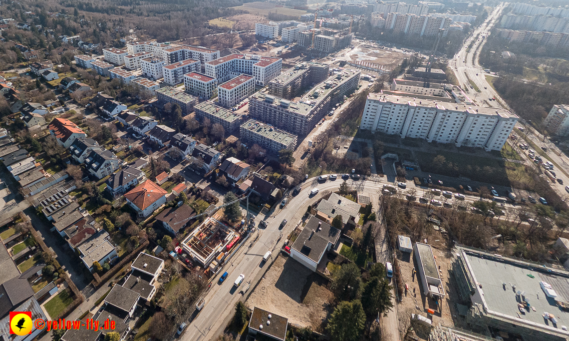 11.02.2023 - Neubau eines Mehrfamilienhause in der Niederalmstraße 16 in Neuperlach-Trudering